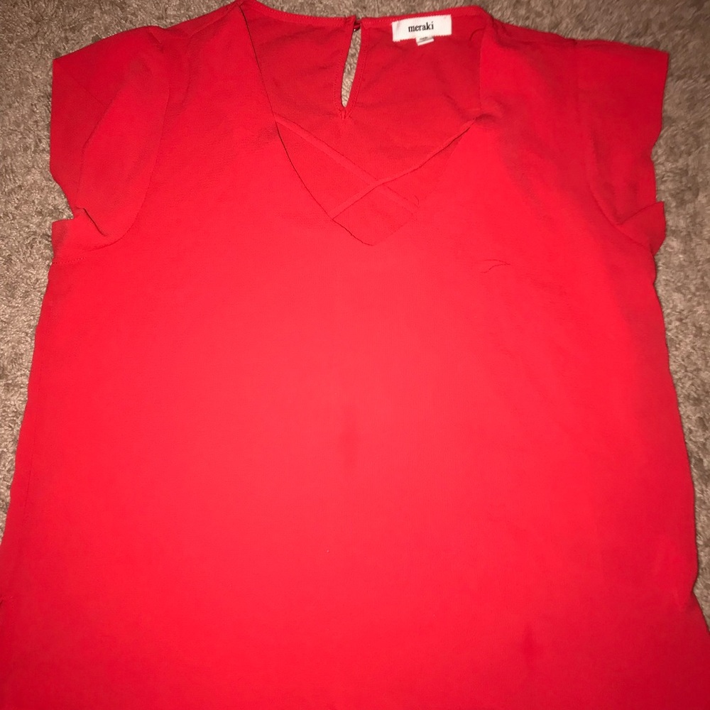 Dark orange shirt